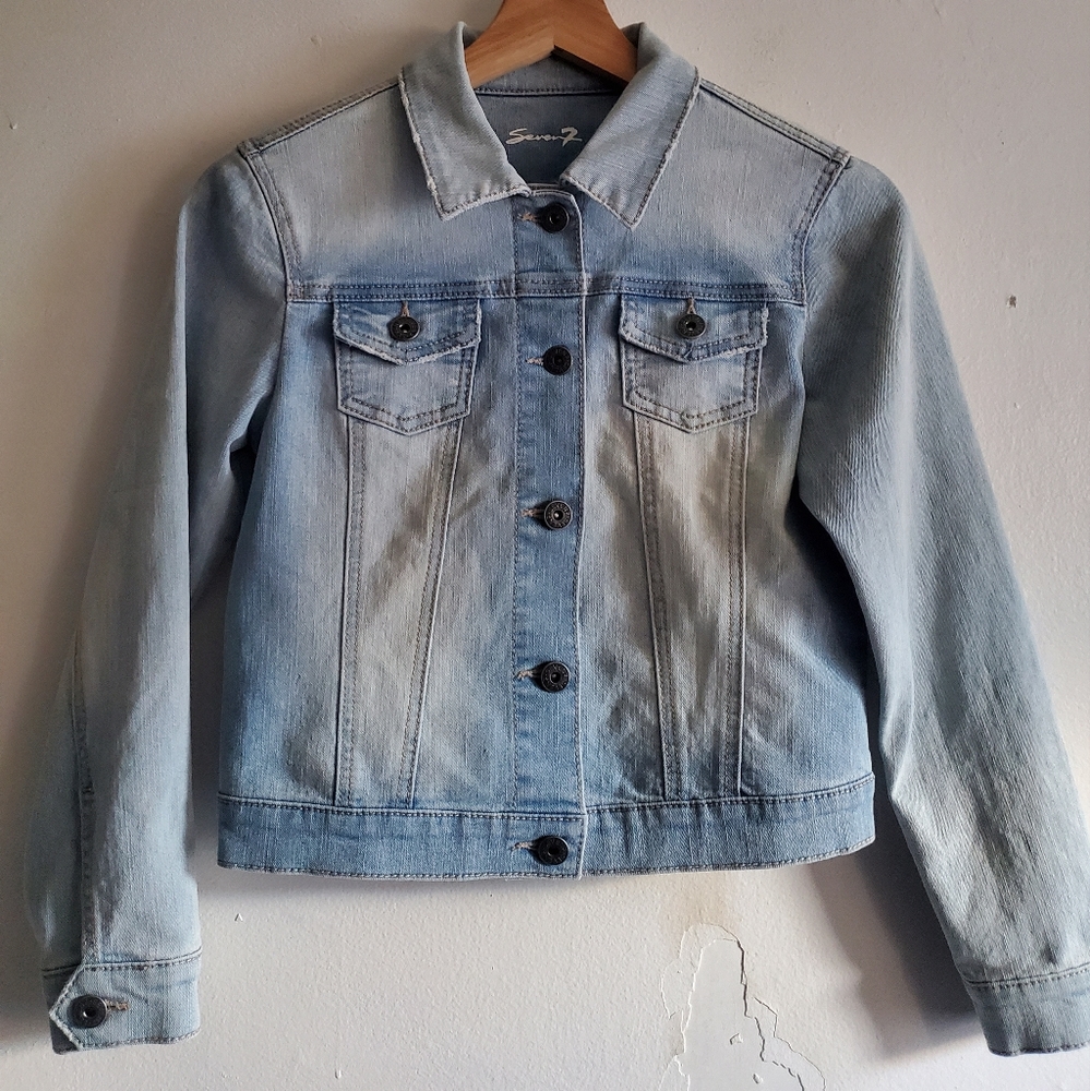 Seven7 girls denim jacket size 10.